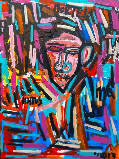 0xec6d0 (XX-XXI) - Wenu Mapu, Antiek en Kunst, Kunst | Schilderijen | Modern