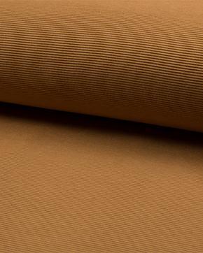 Jersey Rib Caramel, Hobby en Vrije tijd, Stoffen en Lappen, Bruin, Nieuw