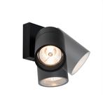 Buitenwandlamp zwart AR70 verstelbaar IP44 - Solo, Nieuw, Overige materialen, Minder dan 50 watt