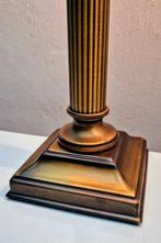 A.T.V. Grootebroek - Tafellamp - Koper - Twee Lampen - 60 cm, Antiek en Kunst
