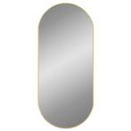 Wandspiegel ovaal 100x45 Goud | Tweedekansje, Ophalen of Verzenden, Nieuw, Minder dan 50 cm, 100 tot 150 cm