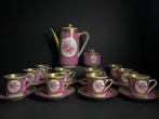 Limoges - Koffieservies - Pivoine Vieux Limoges - Emaille,