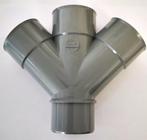 Nicoll lijm dubbel T-stuk 3xMof/Spie 45gr. 110 mm, Doe-het-zelf en Verbouw, Buizen en Afvoer, Ophalen of Verzenden, Nieuw