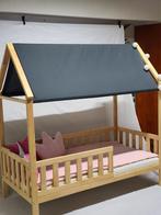 Aanpasbaar grenen huisbed 80x160 cm - DIY kinderbed met m..., Kinderen en Baby's, Kinderkamer | Bedden, Ophalen of Verzenden, Nieuw