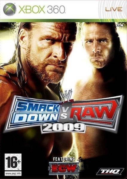 WWE Smackdown vs Raw 2009 (Xbox 360 Games), Spelcomputers en Games, Games | Xbox 360, Zo goed als nieuw, Ophalen of Verzenden