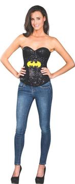 Batgril Corset Pailletten, Kleding | Dames, Carnavalskleding en Feestkleding, Nieuw, Verzenden