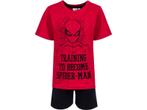 Kinderpyjama - Shortama - Spider-Man - Rood/Zwart, Verzenden, Nieuw