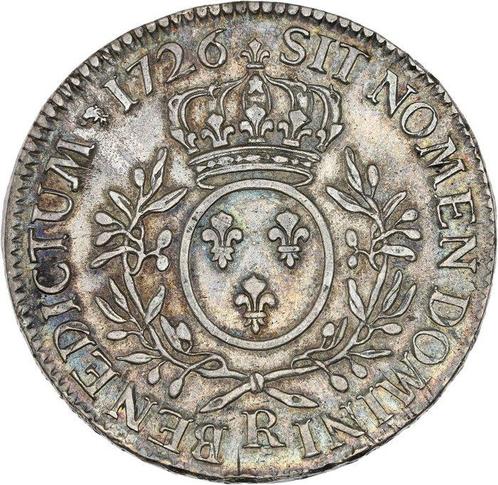 Frankrijk. Louis XV (1715-1774). Ecu 1726 R, Orleans, Postzegels en Munten, Munten | Europa | Euromunten
