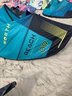North Reach Kite 2024 Blue 9 R, Watersport en Boten, Kitesurfen, Ophalen of Verzenden, Gebruikt, 9 m², Kite