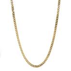 Gouden lengtecollier gourmet 46.5 cm 14 karaat, Verzenden, Zo goed als nieuw, Goud, Goud