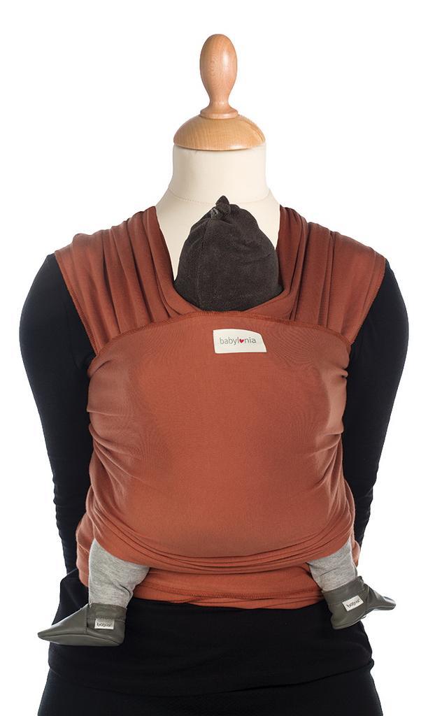 Babylonia Tricot-Slen Organic Sierra Brown Draagdoek, Kinderen en Baby's, Babydragers en Draagdoeken, Nieuw, Verzenden