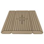 Tafelblad Eco Teak Wing 34/68 x 60 cm, Ophalen of Verzenden, Nieuw
