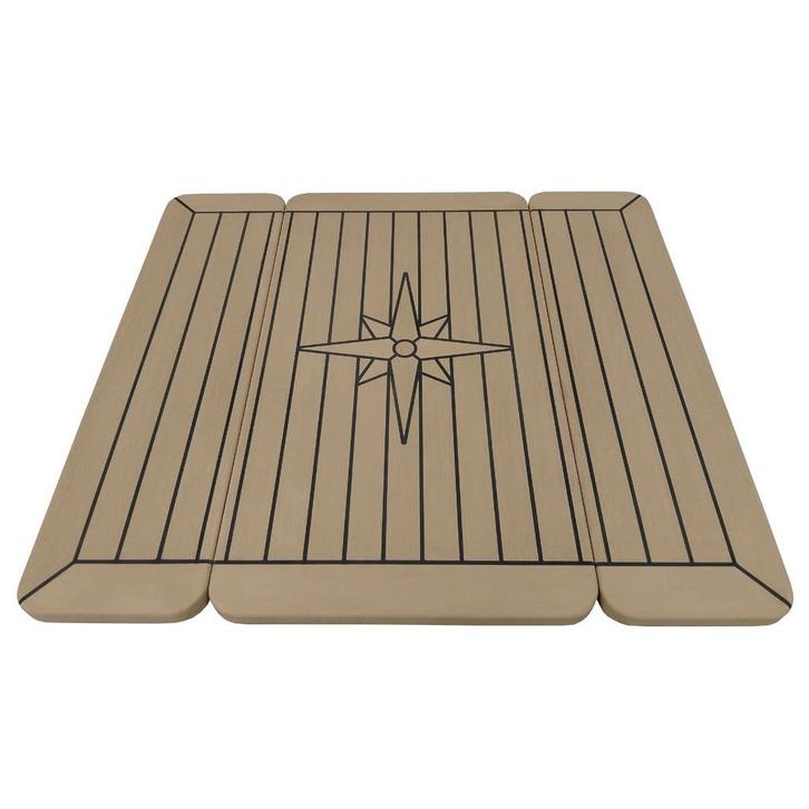 Tafelblad Eco Teak Wing 34/68 x 60 cm, Watersport en Boten, Accessoires en Onderhoud, Nieuw, Ophalen of Verzenden