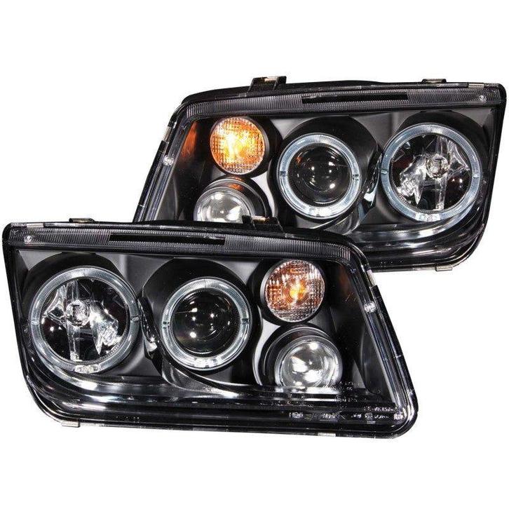 ANZO 1999-2005 Volkswagen Jetta Projector Headlights w/ Halo, Auto-onderdelen, Verlichting, Ophalen of Verzenden