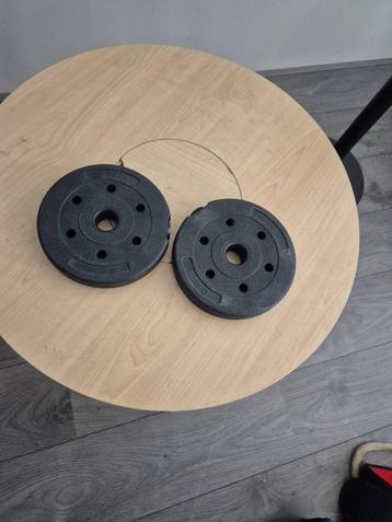 gewichten 2 x 1,25 kg (G) beschikbaar voor biedingen