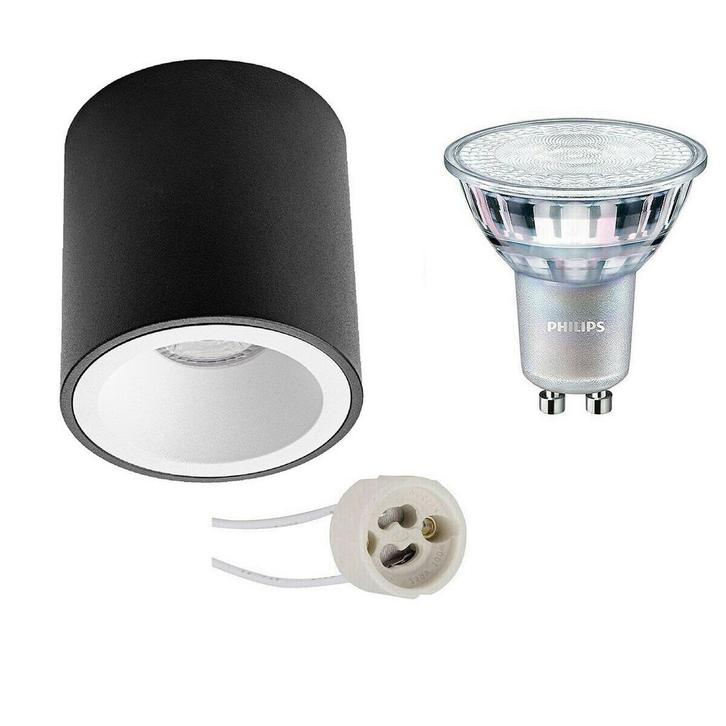 Voordeelset: Opbouwspot Set - Pragmi Cliron Pro - GU10, Huis en Inrichting, Lampen | Spots, Plafondspot of Wandspot, Nieuw, Led