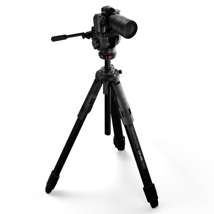 Manfrotto ONE Al with 500X Fluid Head, Audio, Tv en Foto, Fotografie | Statieven en Balhoofden, Driepoot, Nieuw, 150 tot 175 cm
