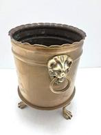 Bloempot - Messing - Huls 1910 32 cm 6.6 kg, Antiek en Kunst