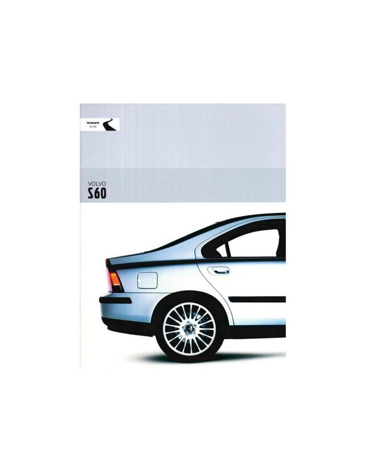 2003 VOLVO S60 BROCHURE ENGELS (USA), Boeken, Auto's | Folders en Tijdschriften, Volvo