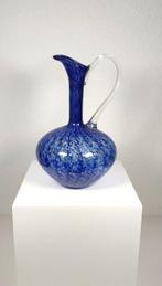 H. 33cm - Vaas - Glas - Luchtbelpatroon