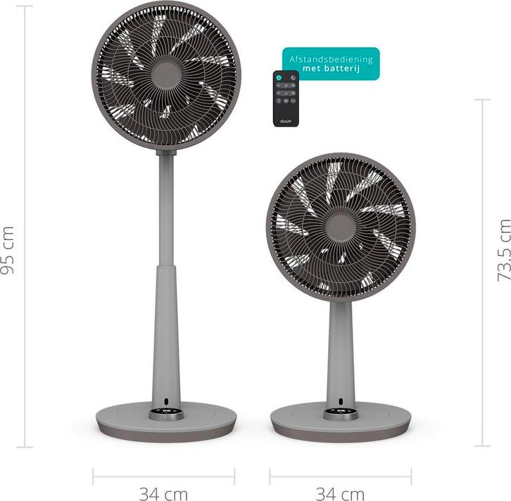 Duux Whisper 2 Statiefventilator - Zuinige Ventilator met, Verzamelen, Elektronische Apparatuur, Verzenden