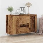 vidaXL Dressoir met lade Oud hout 101.5 x 35 x 70 cm Bewerkt, Verzenden, Nieuw, Overige houtsoorten, 100 tot 150 cm