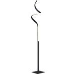 Vloerlamp - Dimbaar - 1-lichts - Mat Zwart, Nieuw, 100 tot 150 cm, Ophalen of Verzenden, Metaal