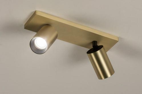 Rietveld Spots - Goud - Metaal, Aluminium, Huis en Inrichting, Lampen | Hanglampen, Verzenden