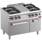 Diamond gasfornuis 4 branders, sudderplaat, gasoven GN 2/1 e, Verzenden, Nieuw in verpakking