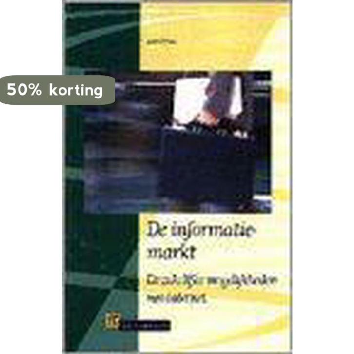 De informatiemarkt / IT bibliotheek 9789014055572 J. Prins, Boeken, Informatica en Computer, Zo goed als nieuw, Verzenden