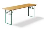 Biertafel 220 x 70cm | Kwaliteits biertafelset, Tuin en Terras, Ophalen of Verzenden, Nieuw