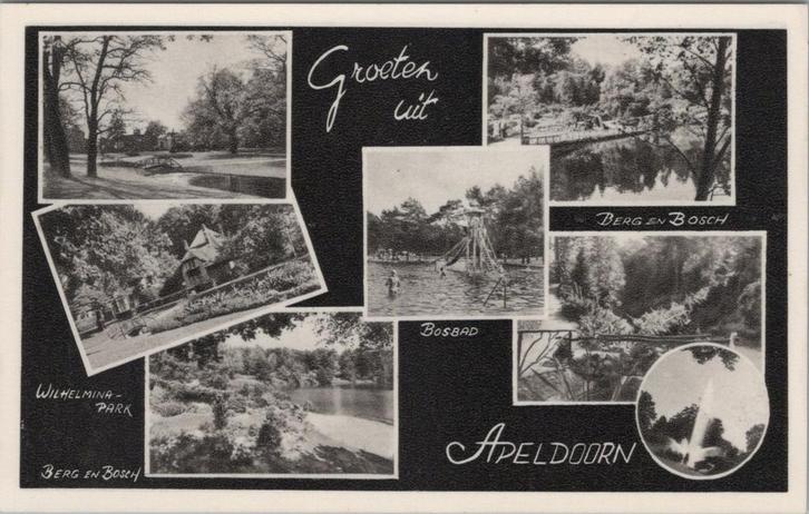 APELDOORN - Meerluik Groeten uit Apeldoorn, Verzamelen, Ansichtkaarten | Nederland