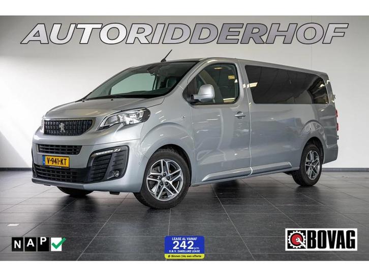 Zakelijke lease - Peugeot Expert DC 6 pers. 180pk, Auto's, Bestelauto's, Automaat, Financial lease, Peugeot, ABS, Achteruitrijcamera