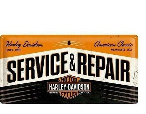 Harley-Davidson Service & Repair reclamebord, Verzamelen, Merken en Reclamevoorwerpen, Nieuw, Verzenden