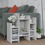 vidaXL Bijzetkast 60x26x60 cm bewerkt hout betongrijs, Huis en Inrichting, Verzenden, Nieuw, 50 tot 100 cm, Minder dan 100 cm