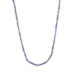 Vintage amethist collier met gouden sluiting 14 kt, Ophalen of Verzenden, Nieuw