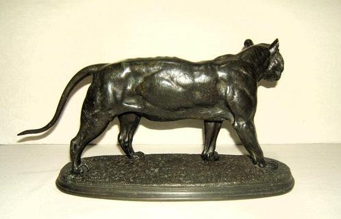 Jules Moigniez (1838-1894) - sculptuur, Tigre marchant -, Antiek en Kunst, Antiek | Keramiek en Aardewerk