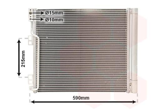 LUCHTCONDENSATOR VOOR NISSAN EVALIA 2010- 92100JX51A, Auto-onderdelen, Airco en Verwarming, Nieuw, Ophalen of Verzenden