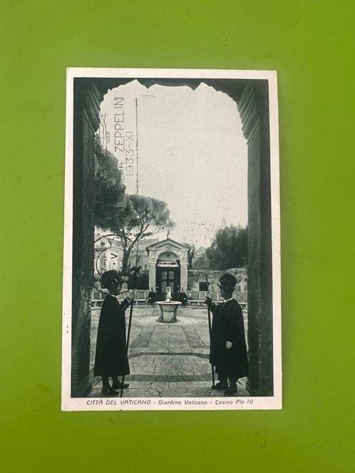 Vaticaanstad 1933 - Italiereis 1933 Vaticaanspost MiF met 3, Postzegels en Munten, Postzegels | Europa | Duitsland
