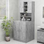 vidaXL Wasmachinekast 70,5x25,5x90 cm betongrijs, Witgoed en Apparatuur, Verzenden, Nieuw