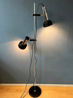 Mid Century Floor Lamp with Two Black/Chrome Spots, Huis en Inrichting, Lampen | Vloerlampen, Ophalen of Verzenden, Nieuw