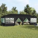 vidaXL Partytent met 12 Zijkanten Antraciet 8x4 m PE, Tuin en Terras, Partytenten, Verzenden, Nieuw, Partytent