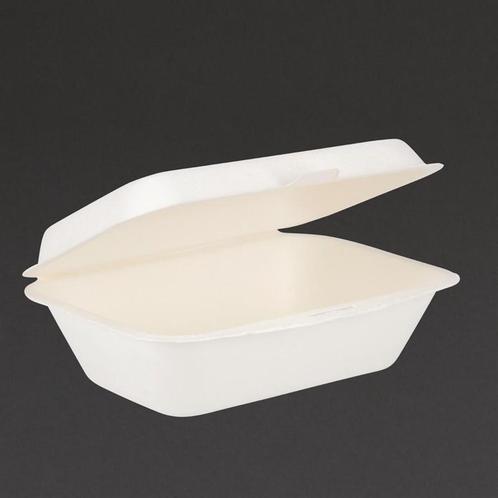 Fiesta Compostable bagasse maaltijddozen 182mm (250 stuks), Huis en Inrichting, Keuken | Keukenbenodigdheden, Verzenden