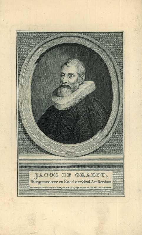 Portrait of Jacob Dircksz de Graeff, Antiek en Kunst, Kunst | Etsen en Gravures