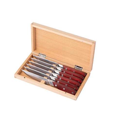Sola Steakmessen Set | 6 stuks in doos | 241mm | 121g | 18/1, Zakelijke goederen, Horeca | Overige, Ophalen of Verzenden