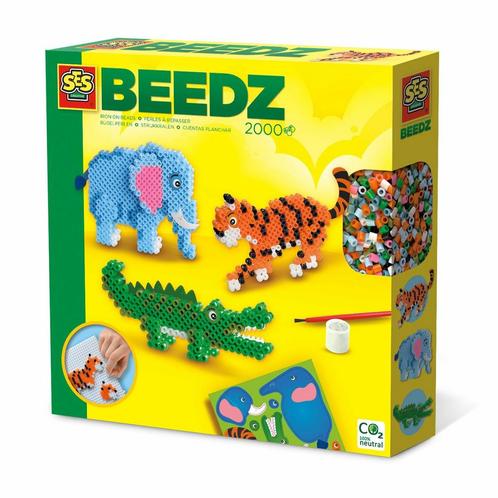SES Beedz Strijkkralen - Safari dieren (Knutselpakketten), Kinderen en Baby's, Speelgoed | Educatief en Creatief, Knutselen, Nieuw