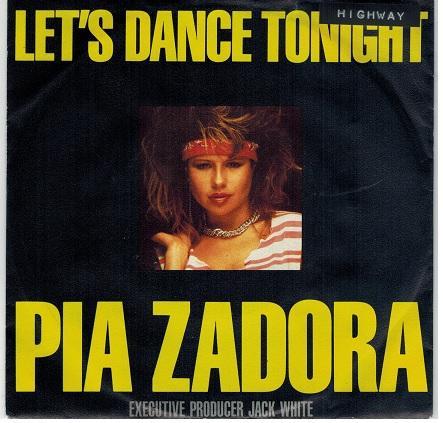 Single vinyl / 7 inch - Pia Zadora - Lets Dance Tonight, Cd's en Dvd's, Vinyl Singles, Zo goed als nieuw, Verzenden