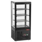 Diamond Koelvitrine | 80l | Zwart | +4°c/+12°c | 4 Schappen, Ophalen of Verzenden, Nieuw