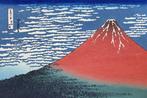 Fine Wind, Clear Morning - Red Fuji - Katsushika Hokusai