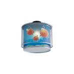Kinder plafondlamp blauw met bulby - Harrie meets Bulby, Verzenden, Nieuw, Voor kinderen